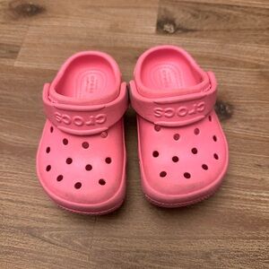 Toddler girl Crocs Kids Pink size 6c